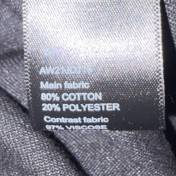 ME + EM drawstring-waist velvet midi dress black 12 - Picture 10 of 11